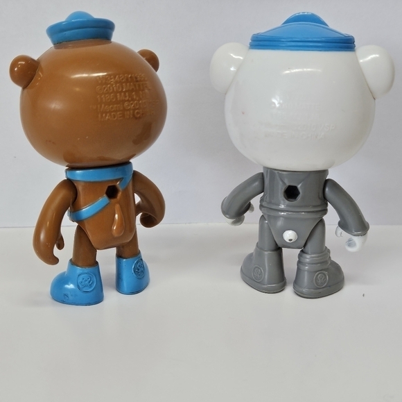 OCTONAUTS Octopod Castle Figures Dr. Shellington Captain Barnacles Set 2010 - Picture 3 of 4